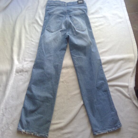 Dr. Denim Moxy Breeze Straight / Bootcut Light Wash Mid Rise Gorg Denim Jeans - Picture 5 of 8